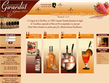 Tablet Screenshot of distillerie-girardot.fr